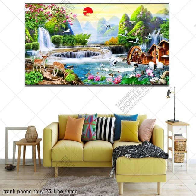tranh phong thuy 25 1 ho
